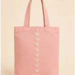 MiniMora Blush Ribbon Tote من MiniMora